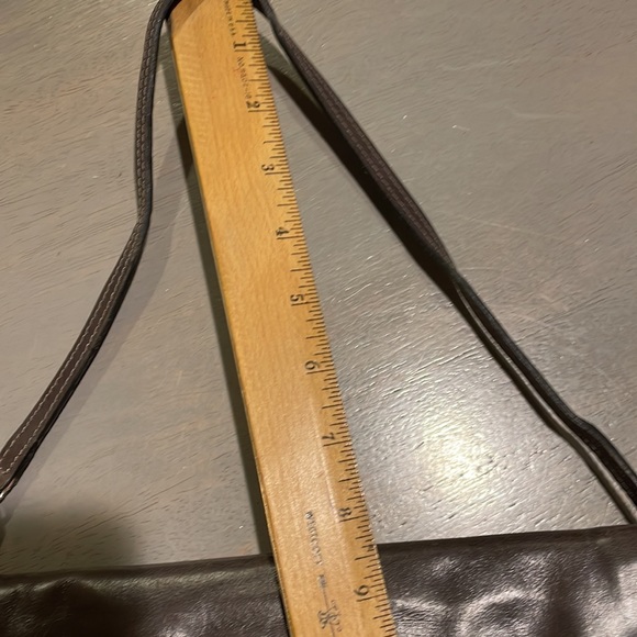 Prune Vintage Leather Wristlet / Small Purse / Clutch / Small Handbag - Picture 8 of 14